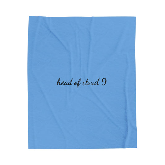 Head of Cloud 9 Plush Blanket