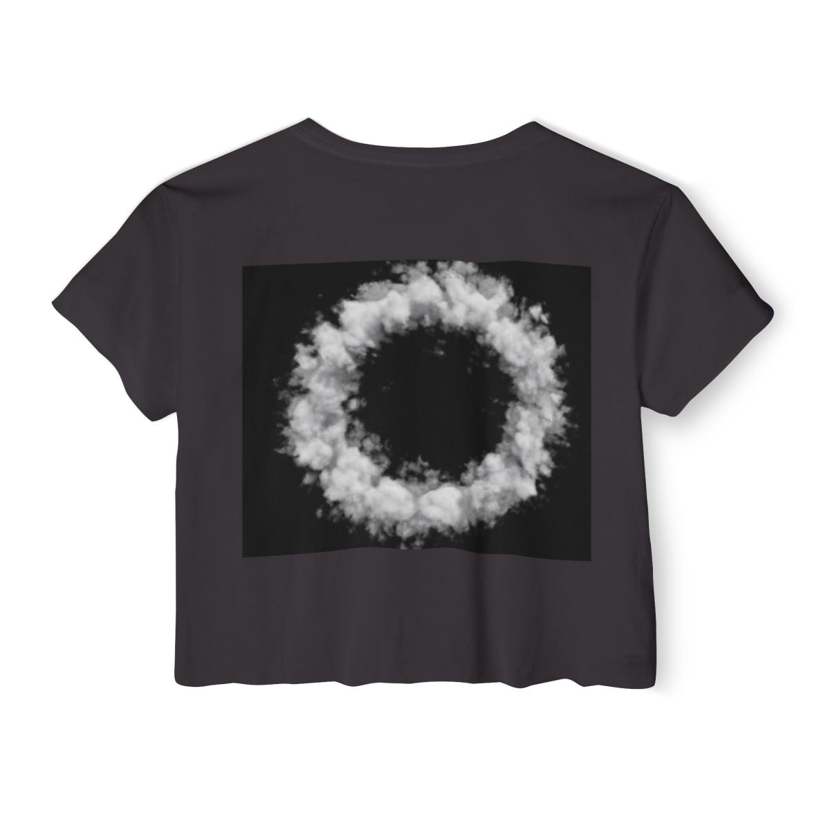 Cloud9 Beauty Self Printed – Black Crop Top