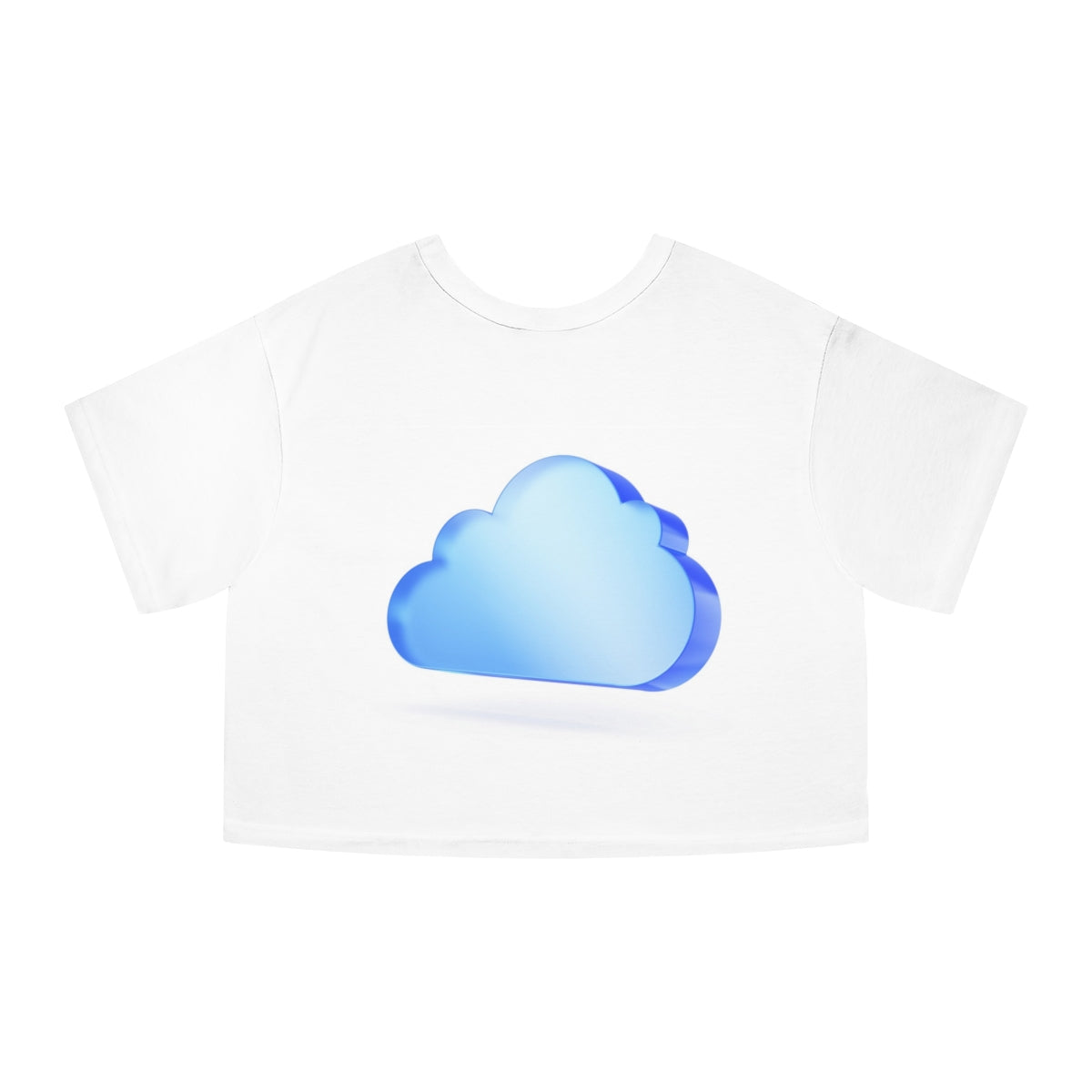 Cloudy Vibes Woman Cropped T-Shirts ALL COLORS