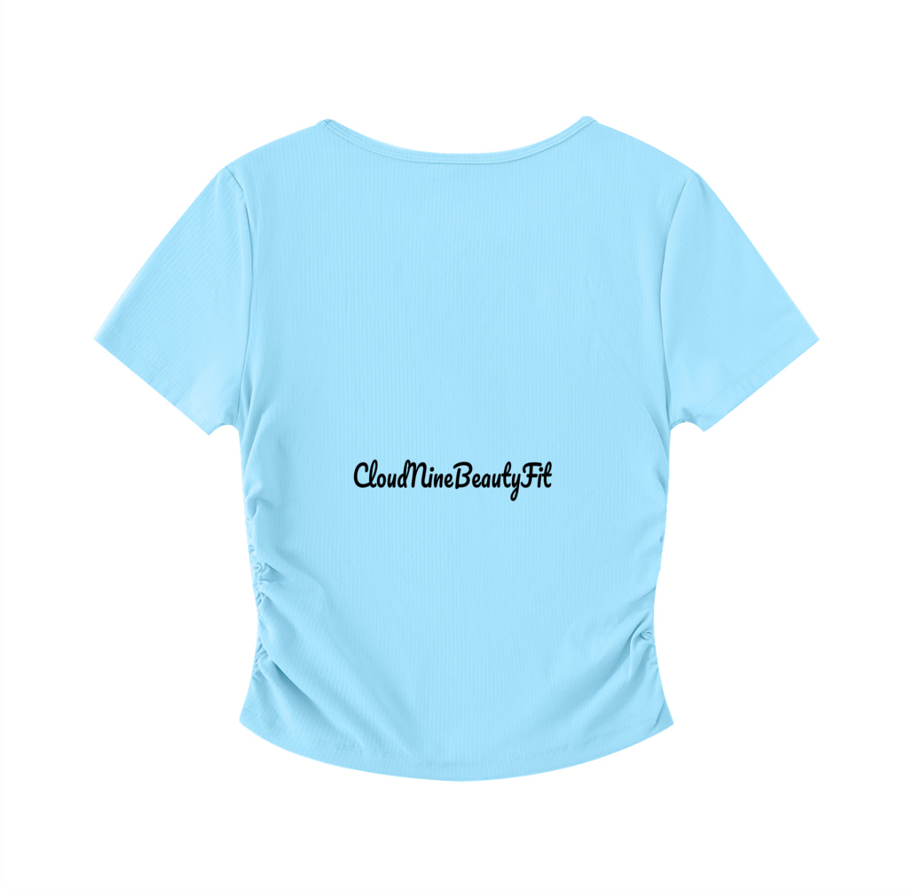 Ruched Waist Crop Top – Elevate Your Glow