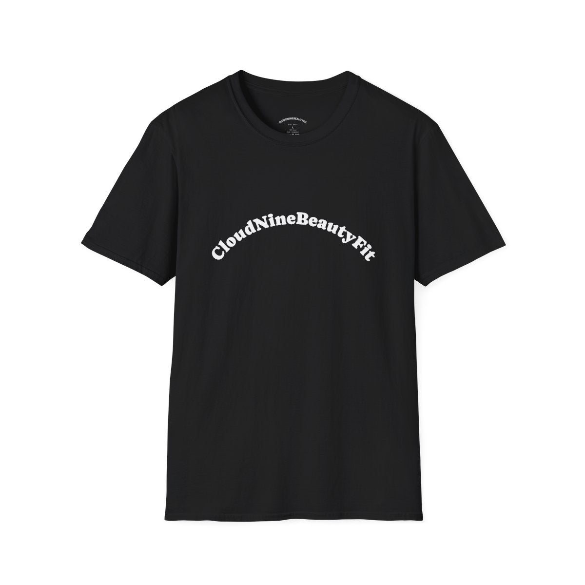 CloudNineBeautyFit 786 Drop – Black Tee (Back Number Design)