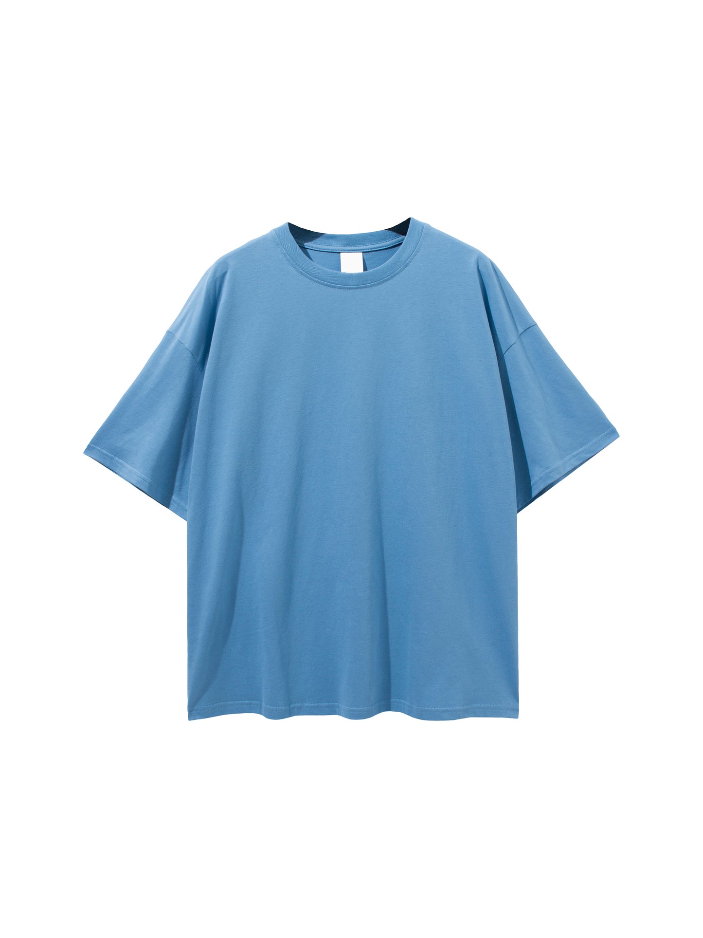 Blue Oversized Sweatpants & Deep Drop Shoulder Tee Set – Essentials