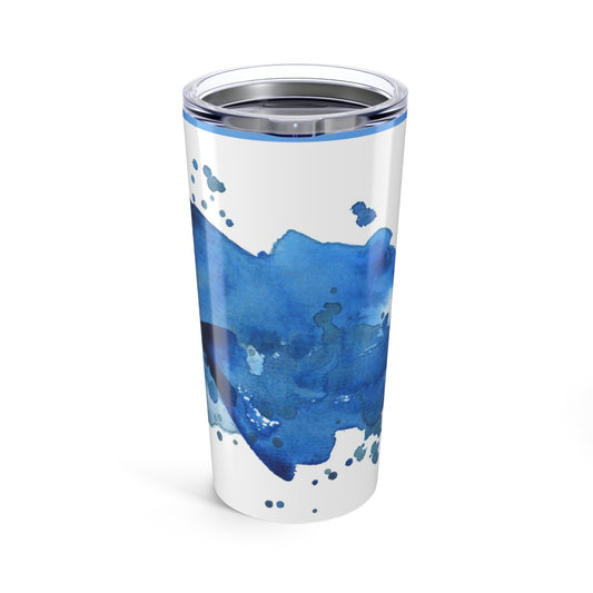 Light Blue Cloudy Tumbler