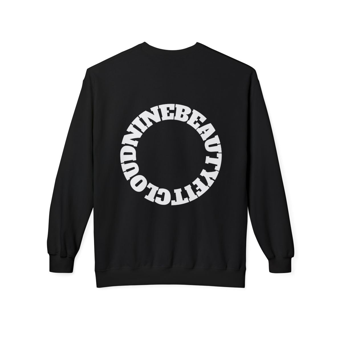 Black Alhamdulillah Crewneck Sweatshirt – Minimal Islamic Gratitude Pullover