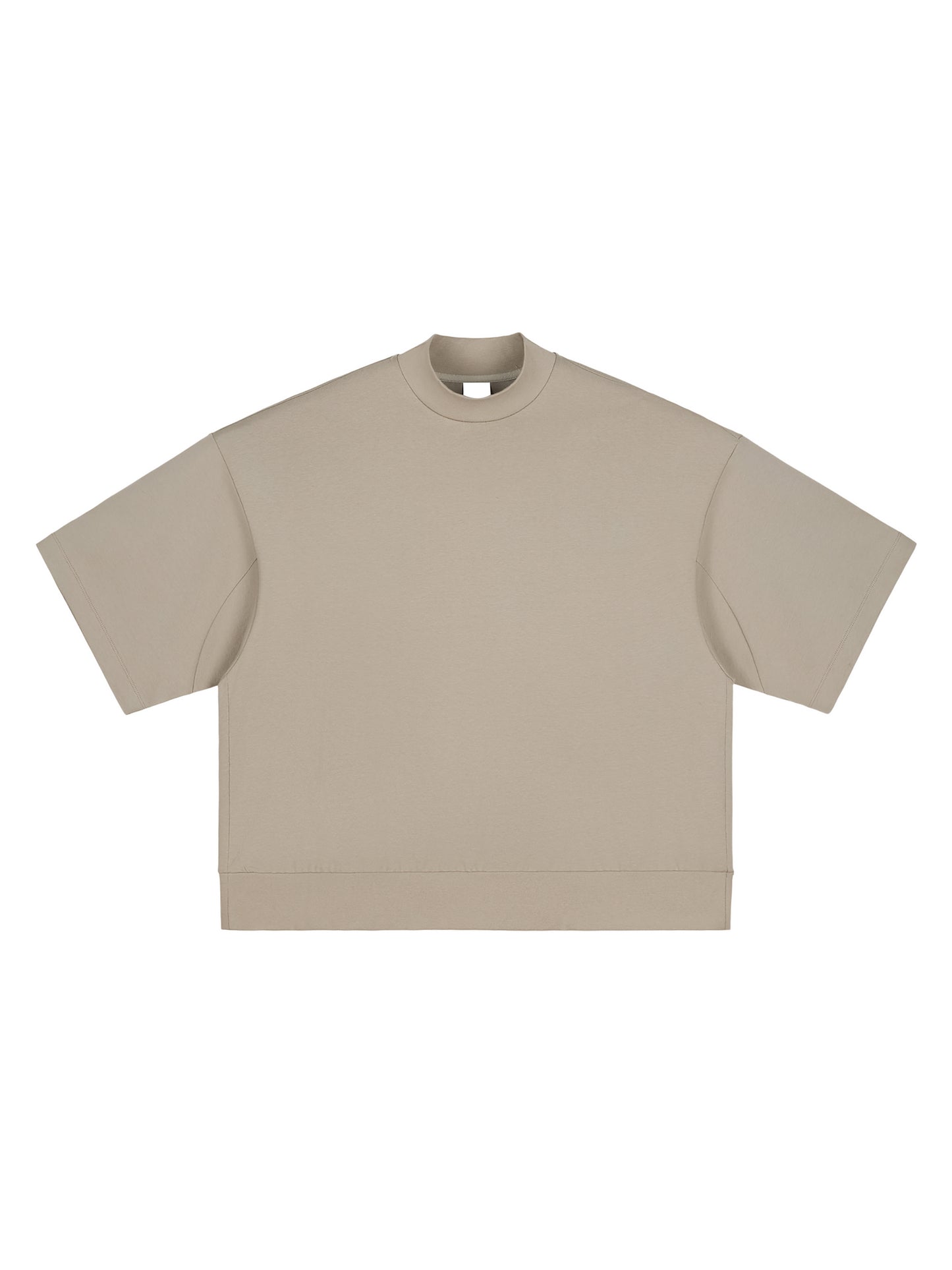 Heavyweight Oversized Mock Neck - T-Shirt