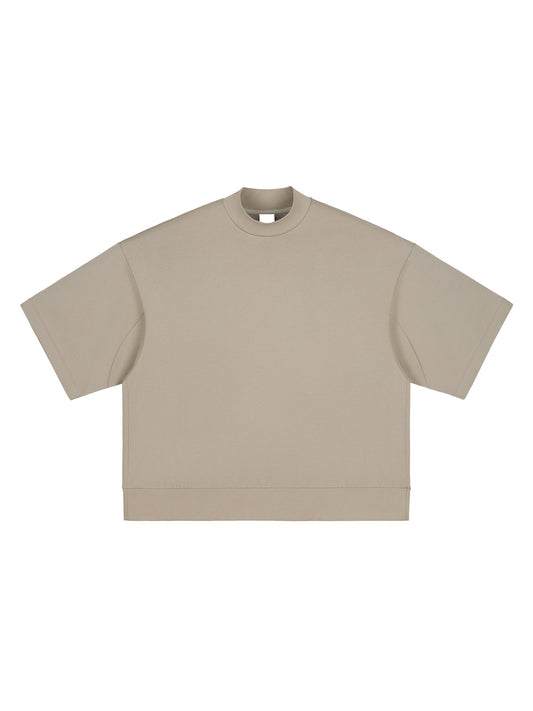 Heavyweight Oversized Mock Neck - T-Shirt