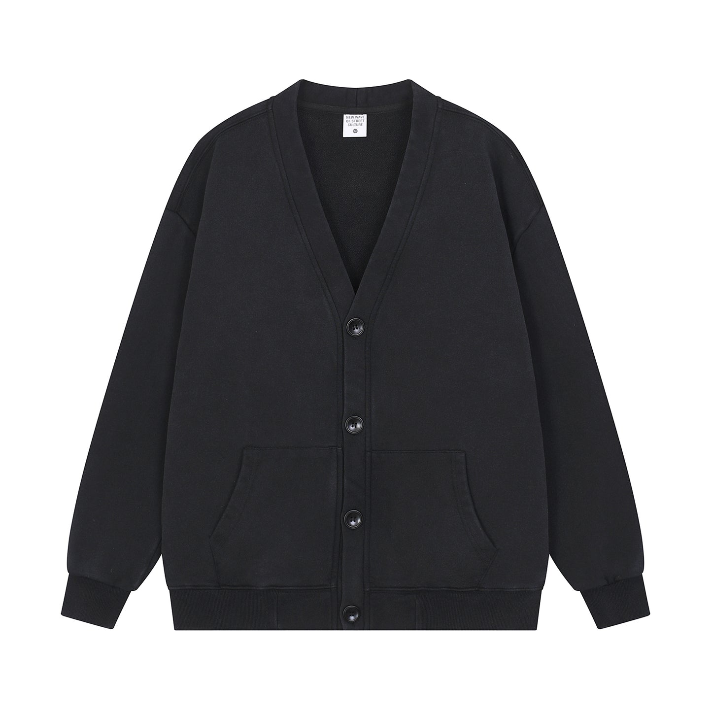 Snow Washed Sweat Cardigan