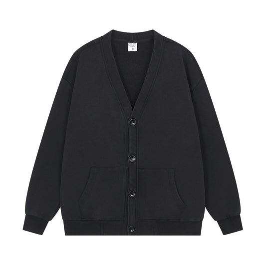 Snow Washed Sweat Cardigan