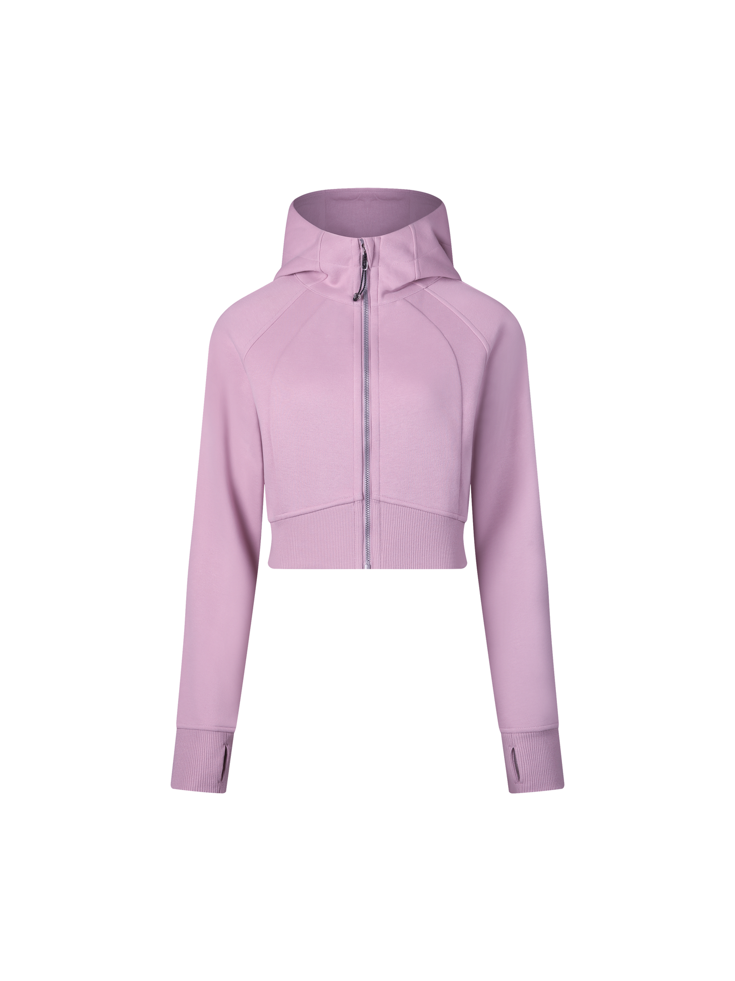 Cropped Zip-Through Hoodies
