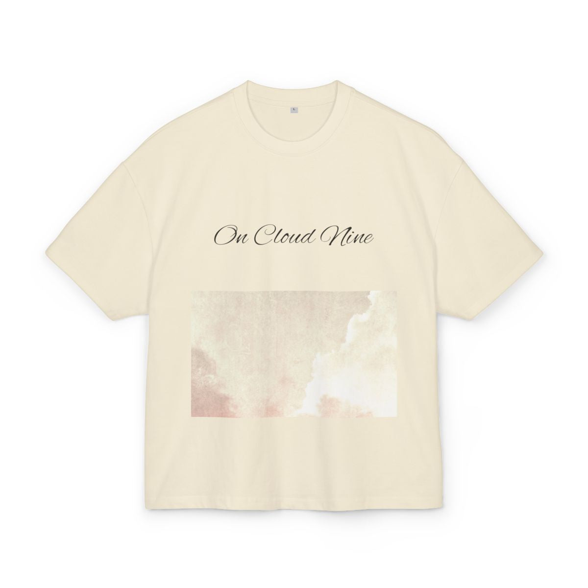 On Cloud Nine Cotton Box Tee - Relaxed Unisex T-Shirt for Dreamers