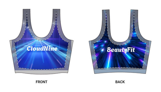 Preview Early Access of CloudNine BeautyFit Polyester Sports Bra - Vibrant Performance Activewear for Fitness Enthusiasts