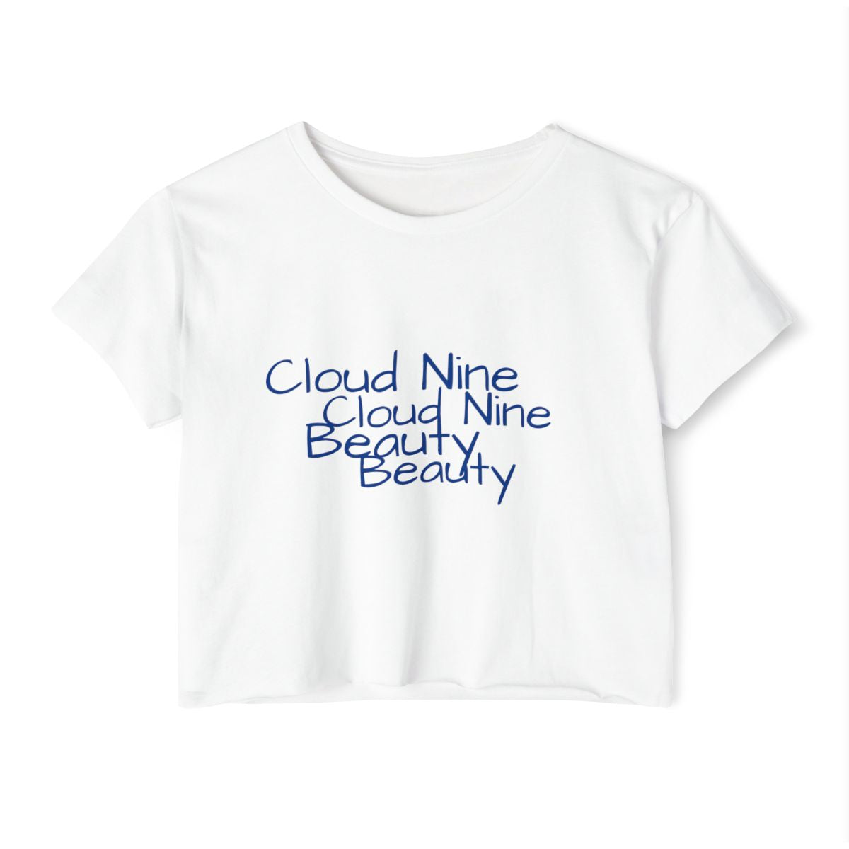CloudNine BeautyFit – White Crop Top