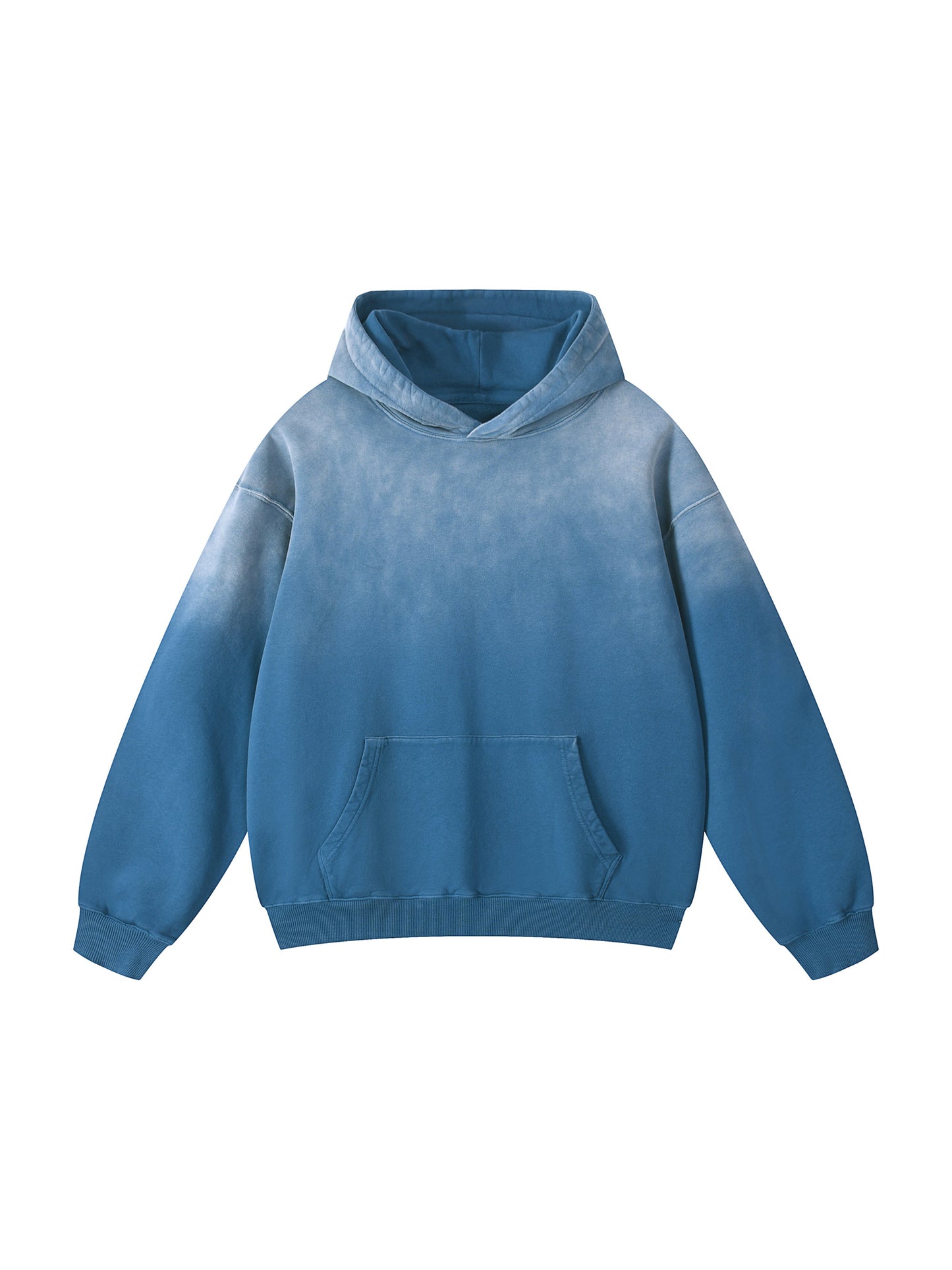 Cloudy Blue Heavyweight Sunfade Oversized Hoodie