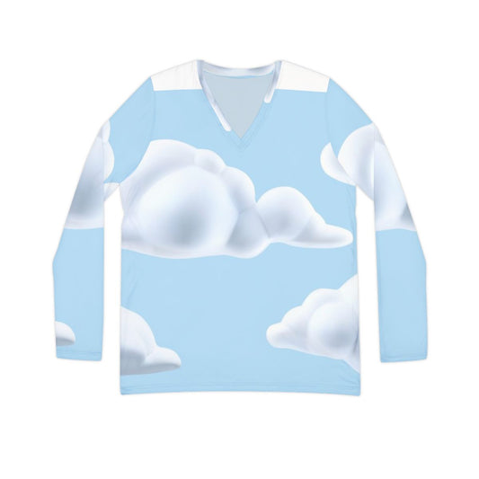 Cloud 9 Long Sleeve V Neck Shirt