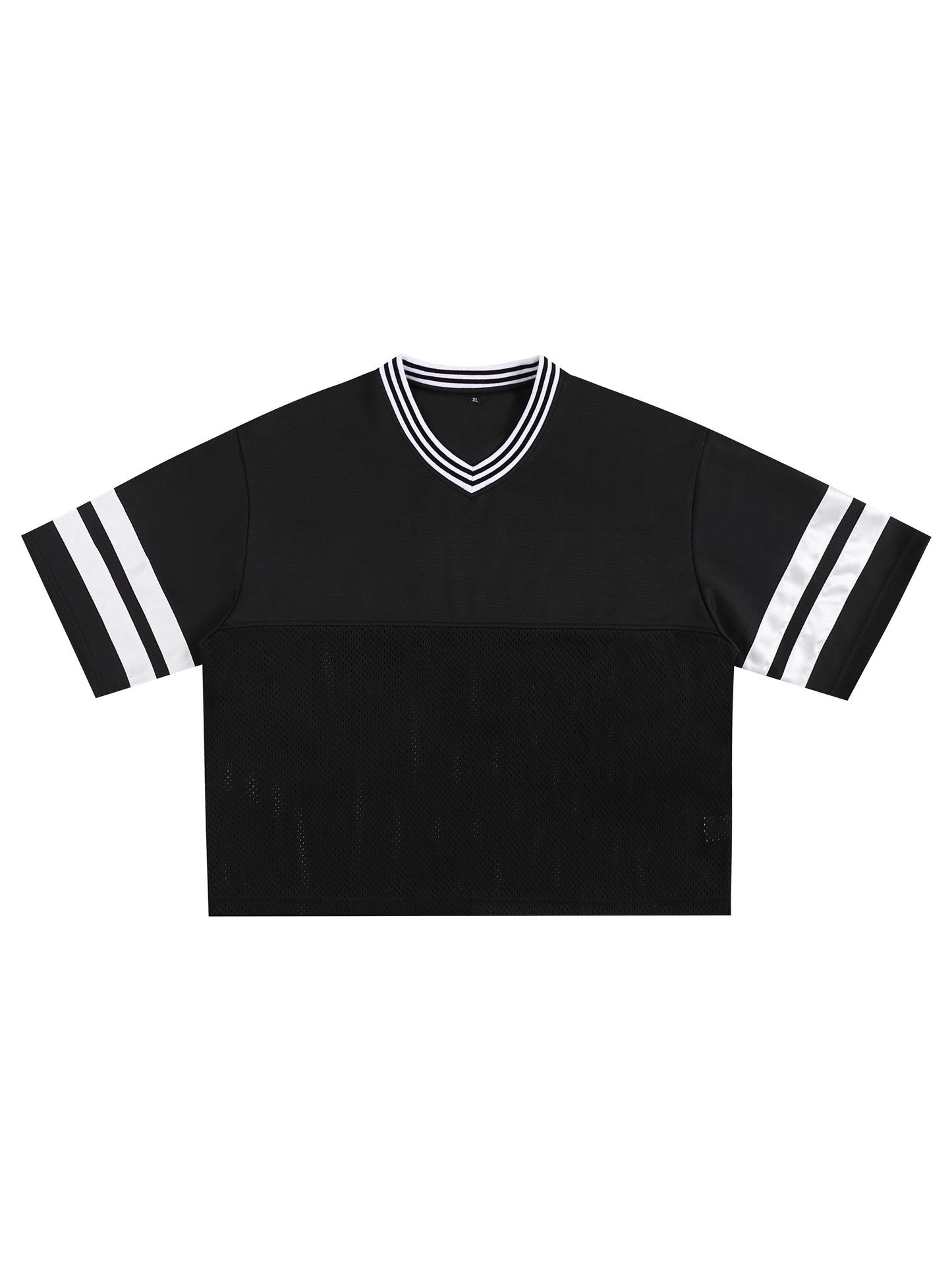 Taped Mesh Boxy T-Shirts