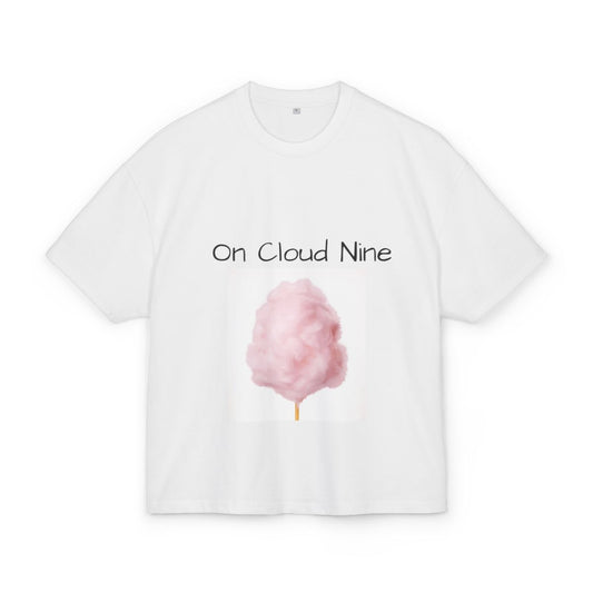 On Cloud Nine Cotton Box Tee - Relaxed Unisex T-Shirt for Dreamers