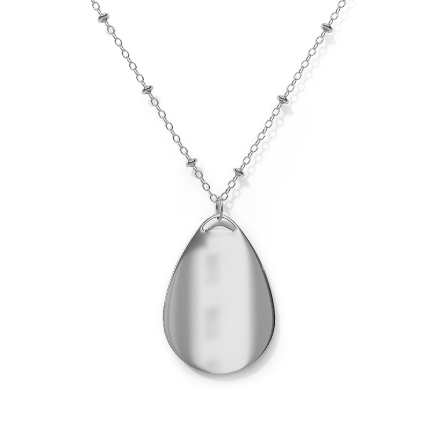 Blue Oval Necklace