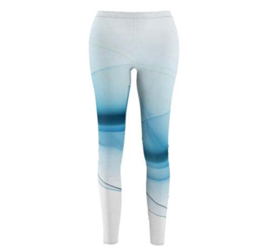 Aqua Wave Women’s Casual Leggings - Stylish Activewear Everyday Comfort