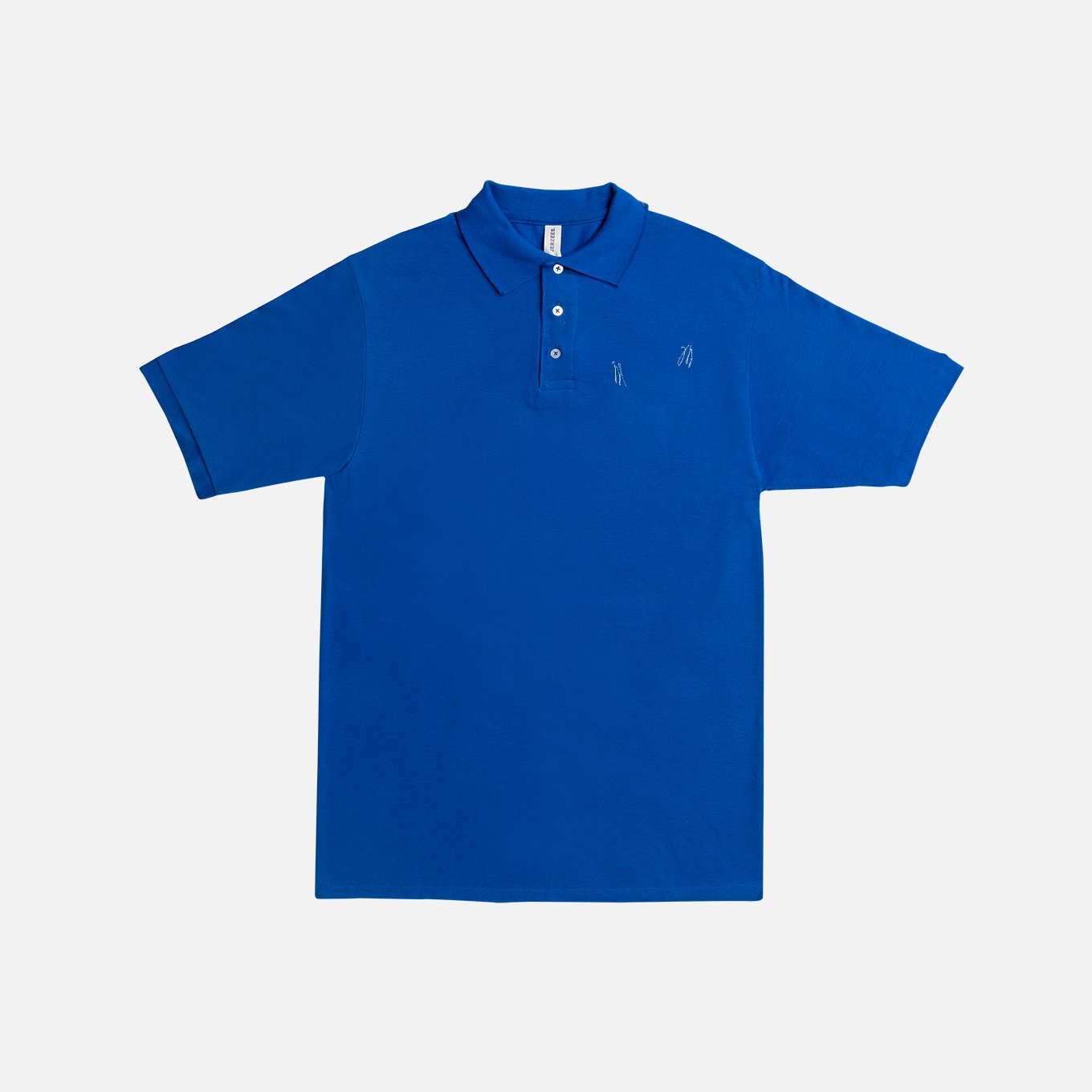 Blue CC Business Casual Polo Shirt