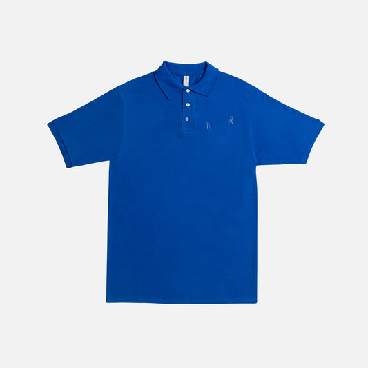 Blue CC Business Casual Polo Shirt