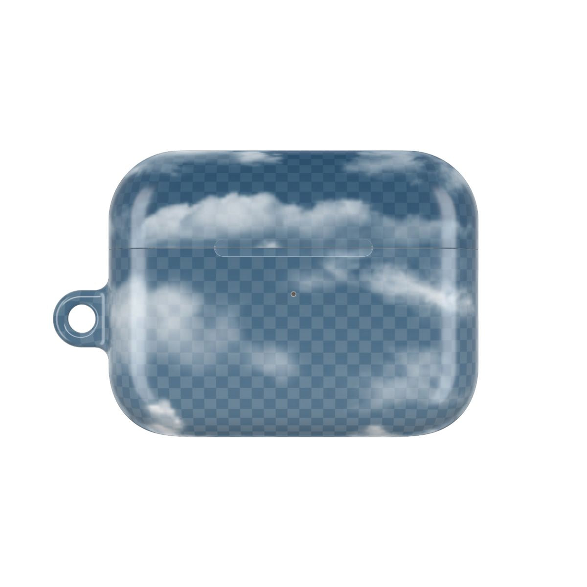 Sky Blue Cloud AirPod Cases- Stylish Protective Cover